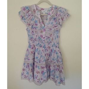 LoveShackFancy Target Floral Ruffle Mini Dress